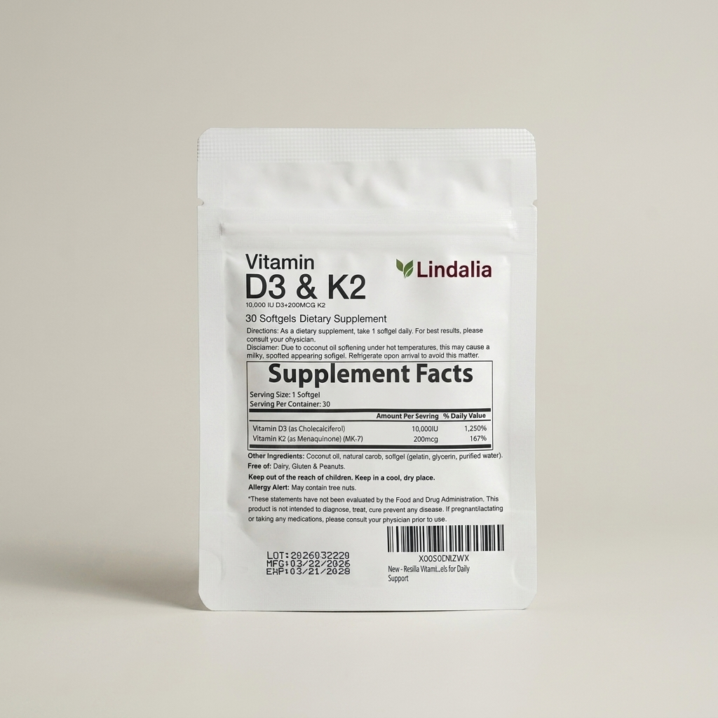 High-Potency Vitamin D3 & K2 Softgels