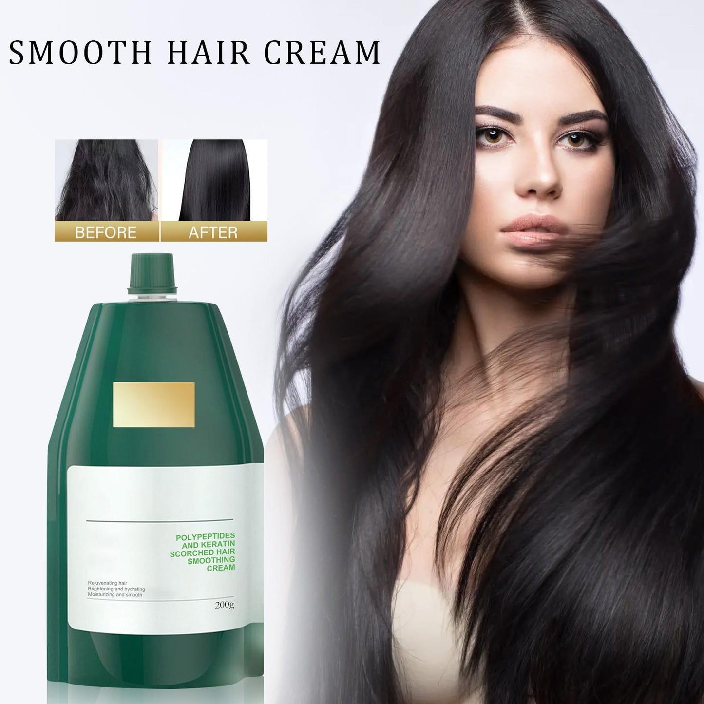 Polypeptid- und Keratin-Haarcreme