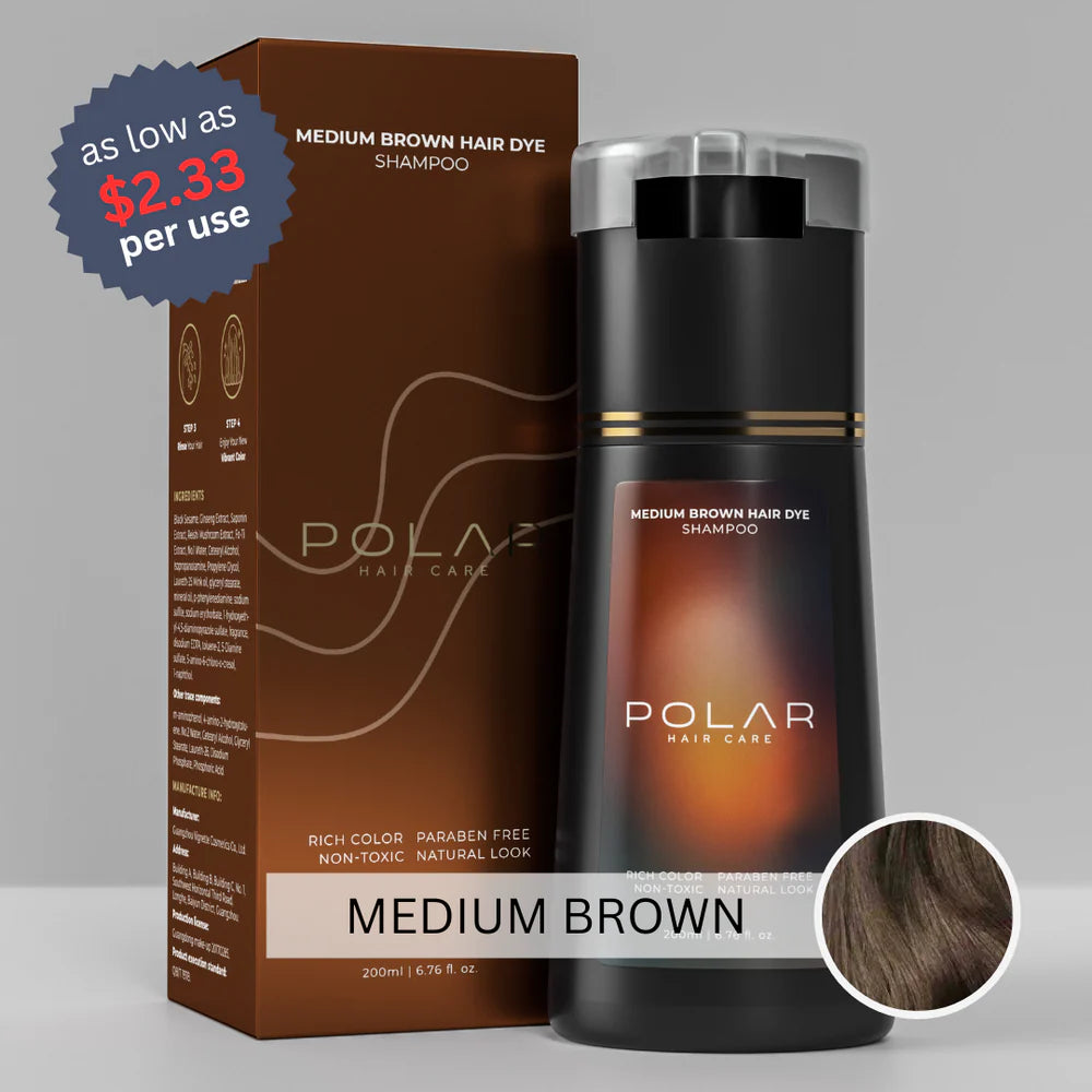 Shampoing Couverture Instantanee des Cheveux Blancs