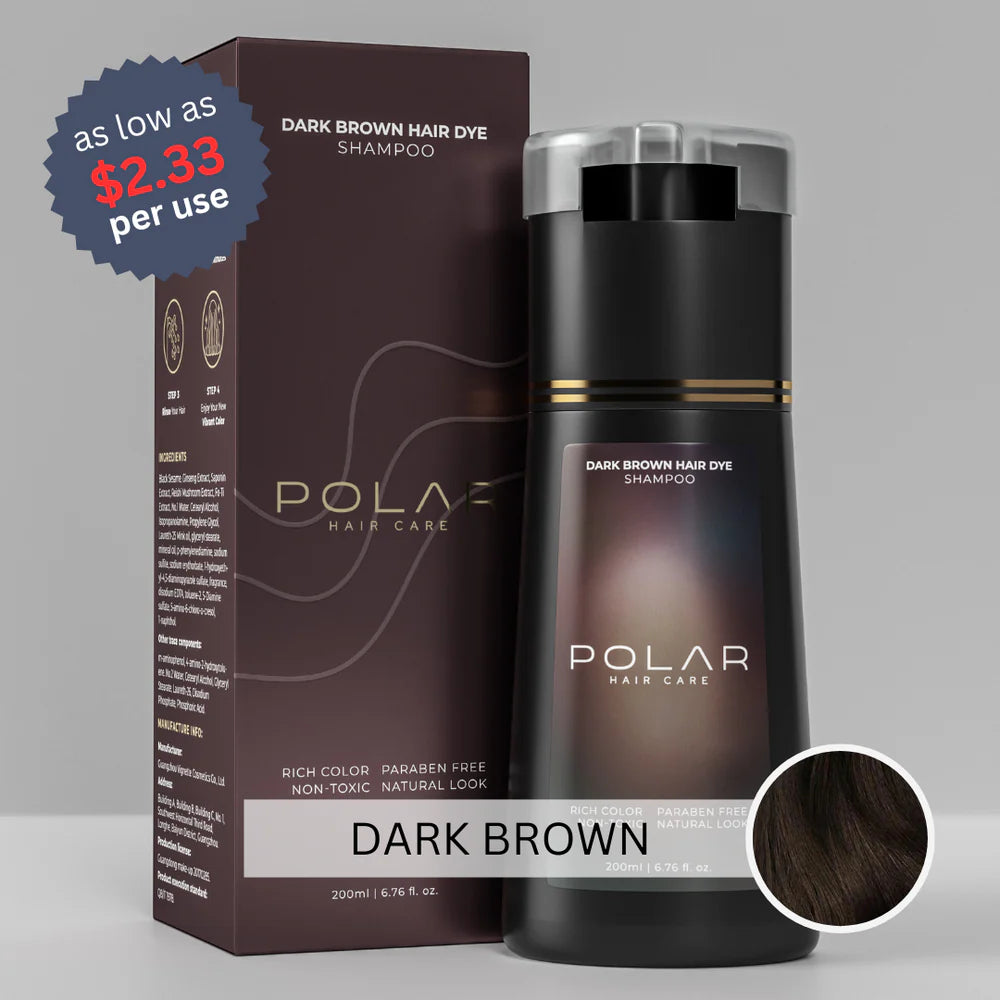 Shampoing Couverture Instantanee des Cheveux Blancs
