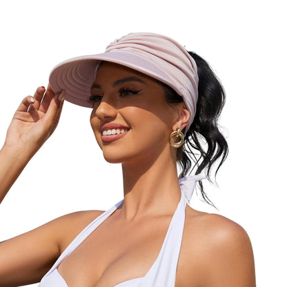 Women's UPF 50+ Sun Visor Hat