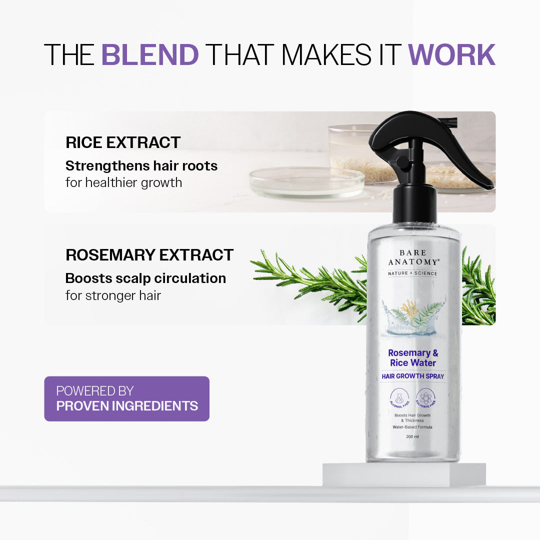 Lindalia Rosemary & Rice Water Hair Growth Spray