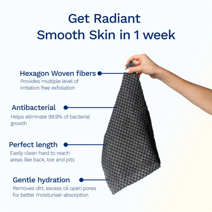 Serviette Exfoliante Antibacterienne