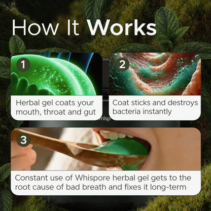 Gel Herbal Anti-Mauvaise Haleine
