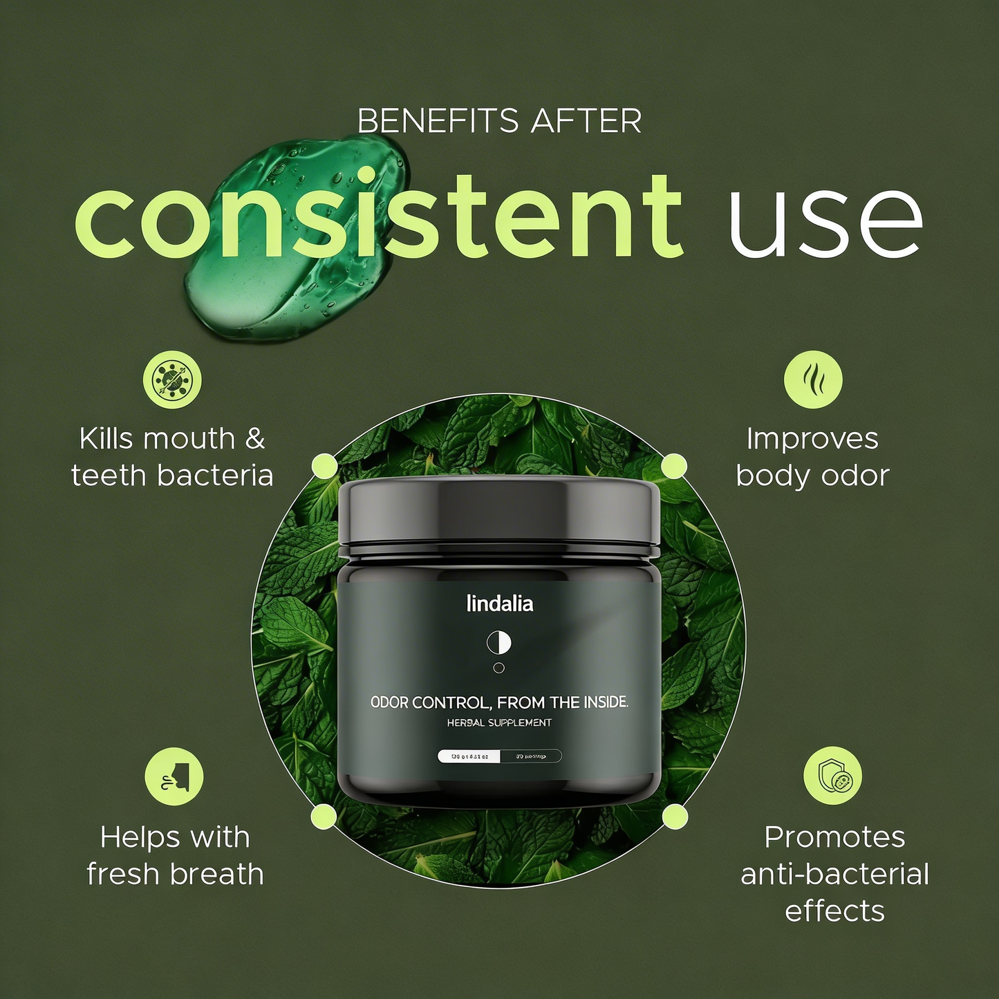 Gel Herbal Anti-Mauvaise Haleine