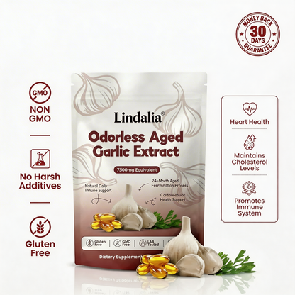 Softgels d'Extrait d'Ail Vieilli Inodore 7500mg
