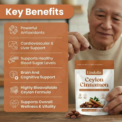 Capsules Cannelle de Ceylan 7200mg a l'Huile MCT