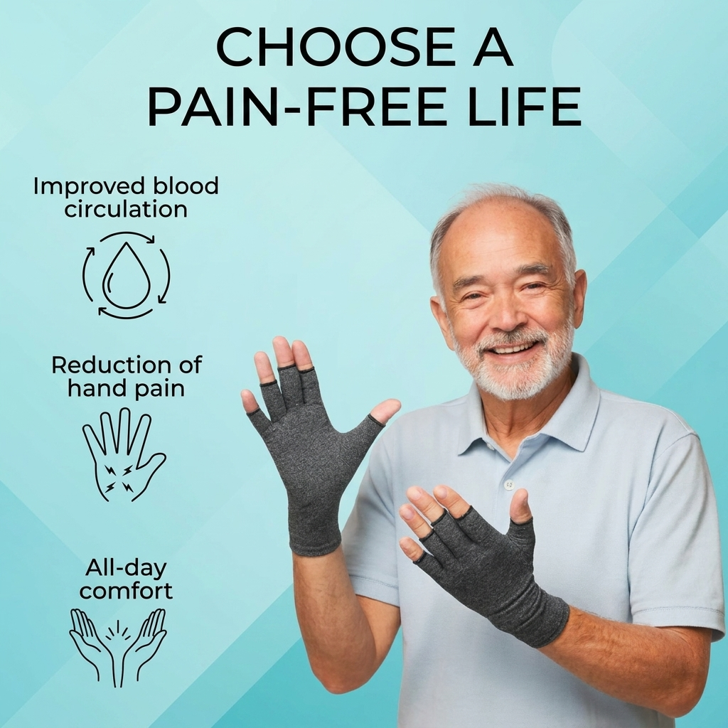 Gants de Compression Anti-Douleur