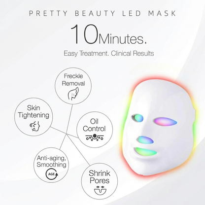 Masque LED Visage 7 Couleurs