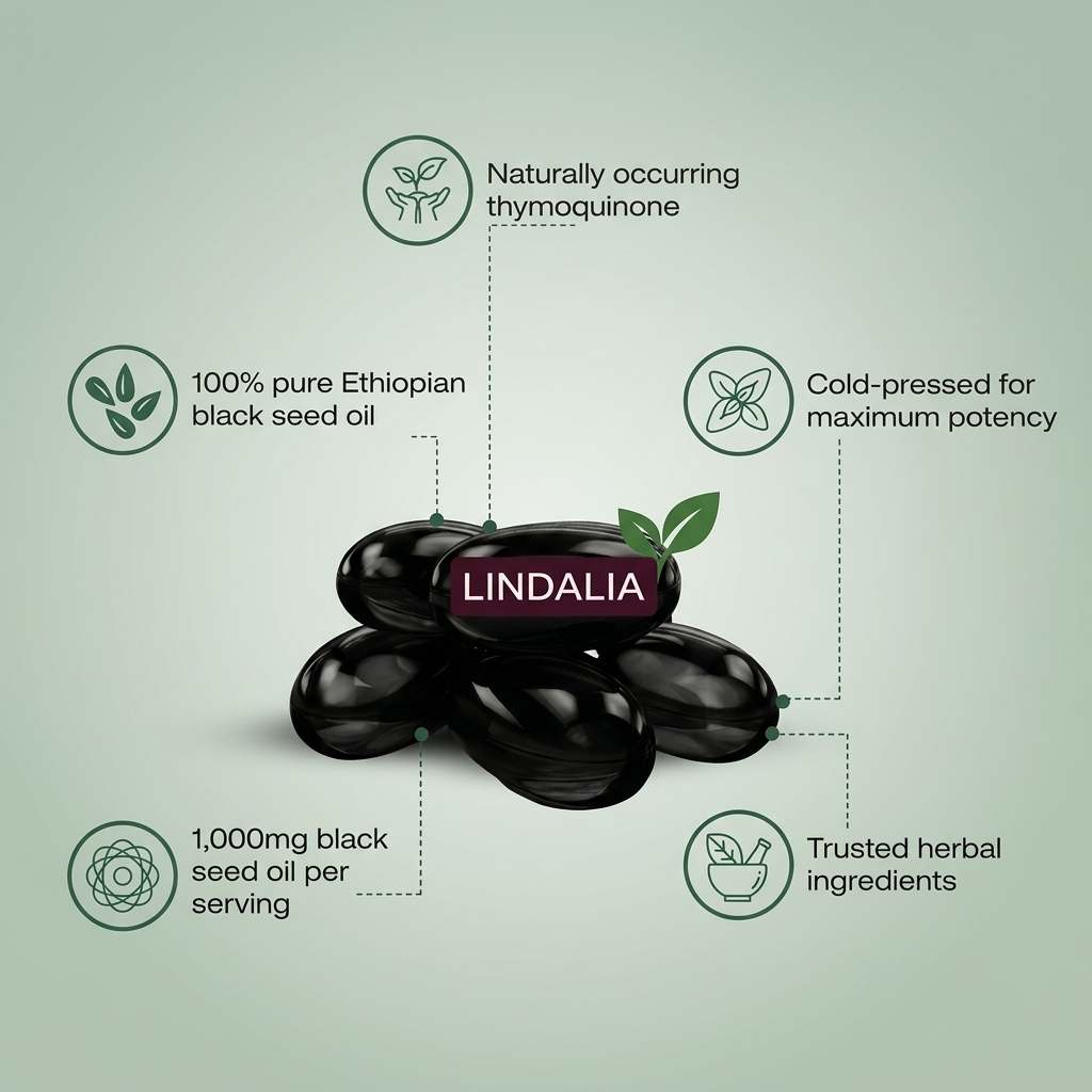 Ethiopian Black Seed Oil Softgels