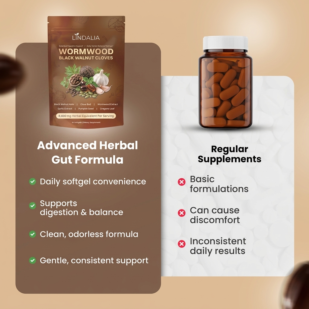 Wormwood Black Walnut & Cloves Softgels