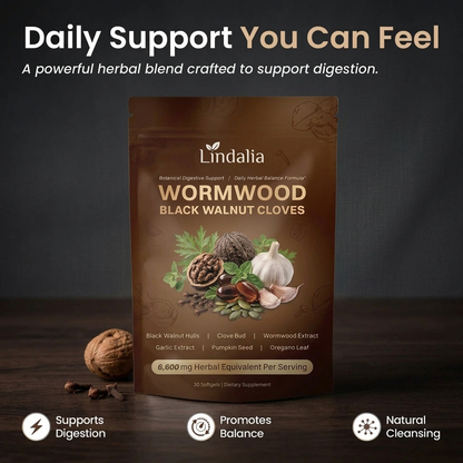 Wormwood Black Walnut & Cloves Softgels