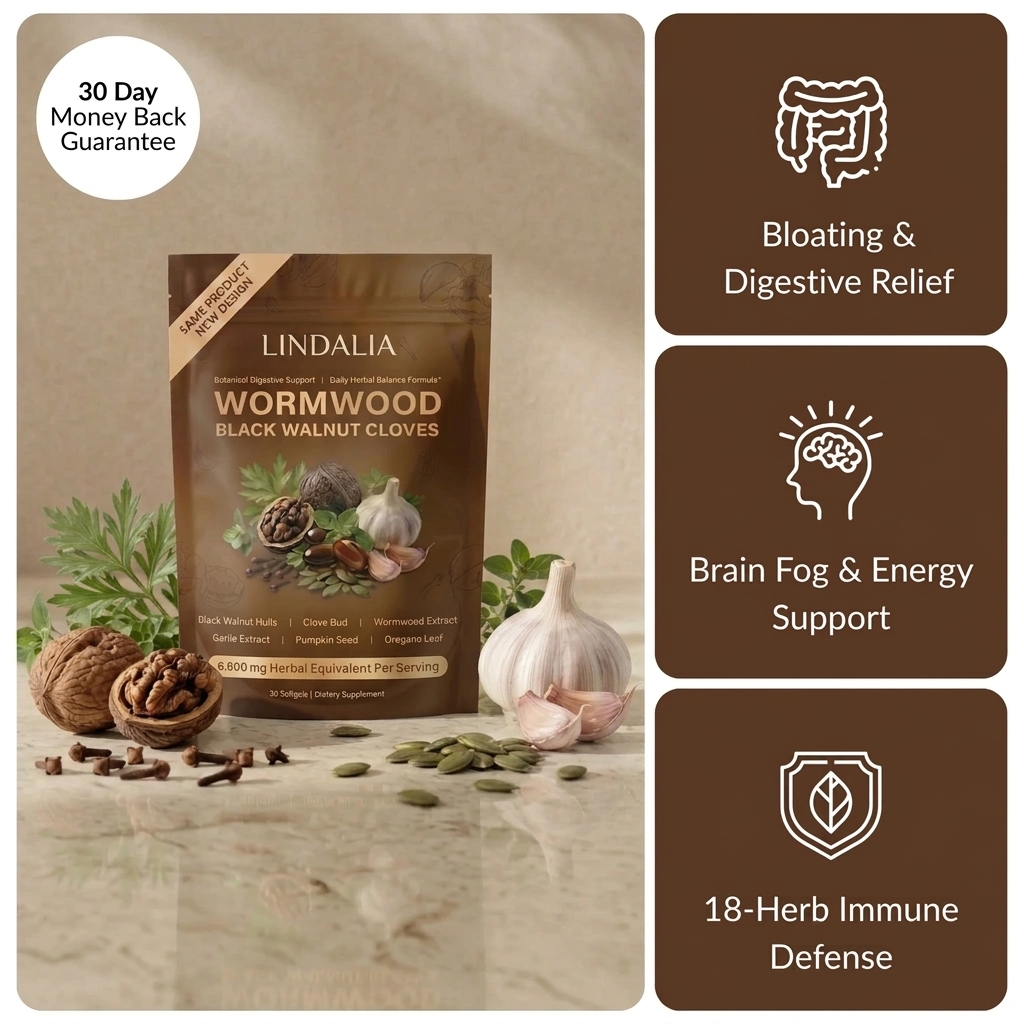 Wormwood Black Walnut & Cloves Softgels