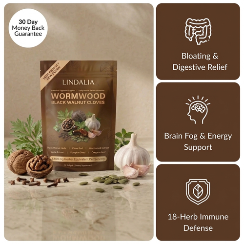 Wormwood Black Walnut & Cloves Softgels