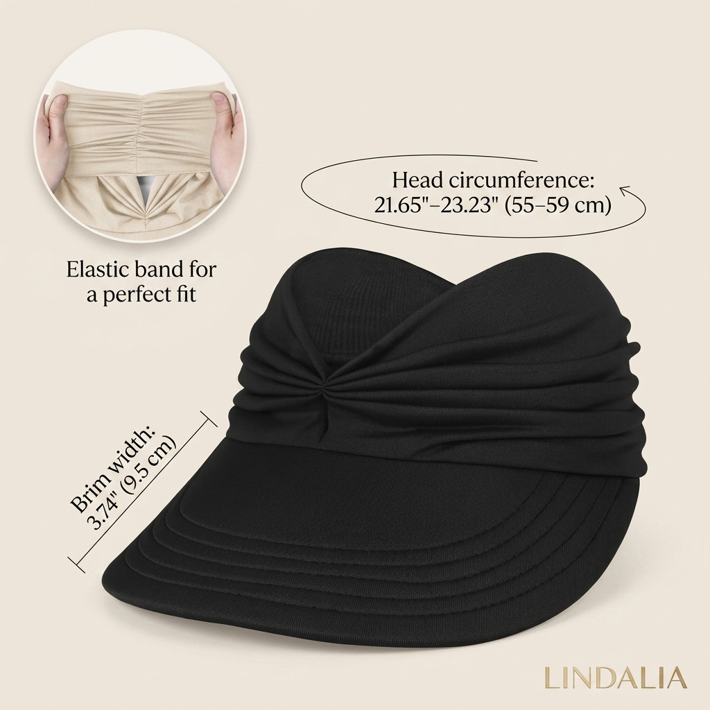 Women's UPF 50+ Sun Visor Hat
