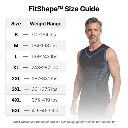 Débardeur gainant compressif FitShape