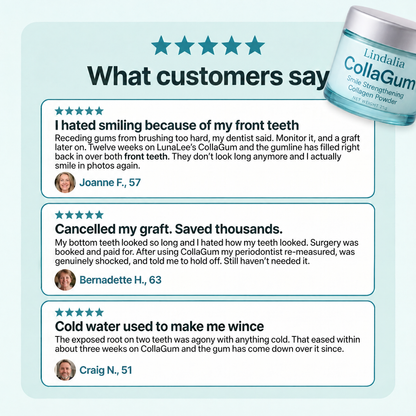 Lindalia CollaGum Gum Rebuild Collagen Powder