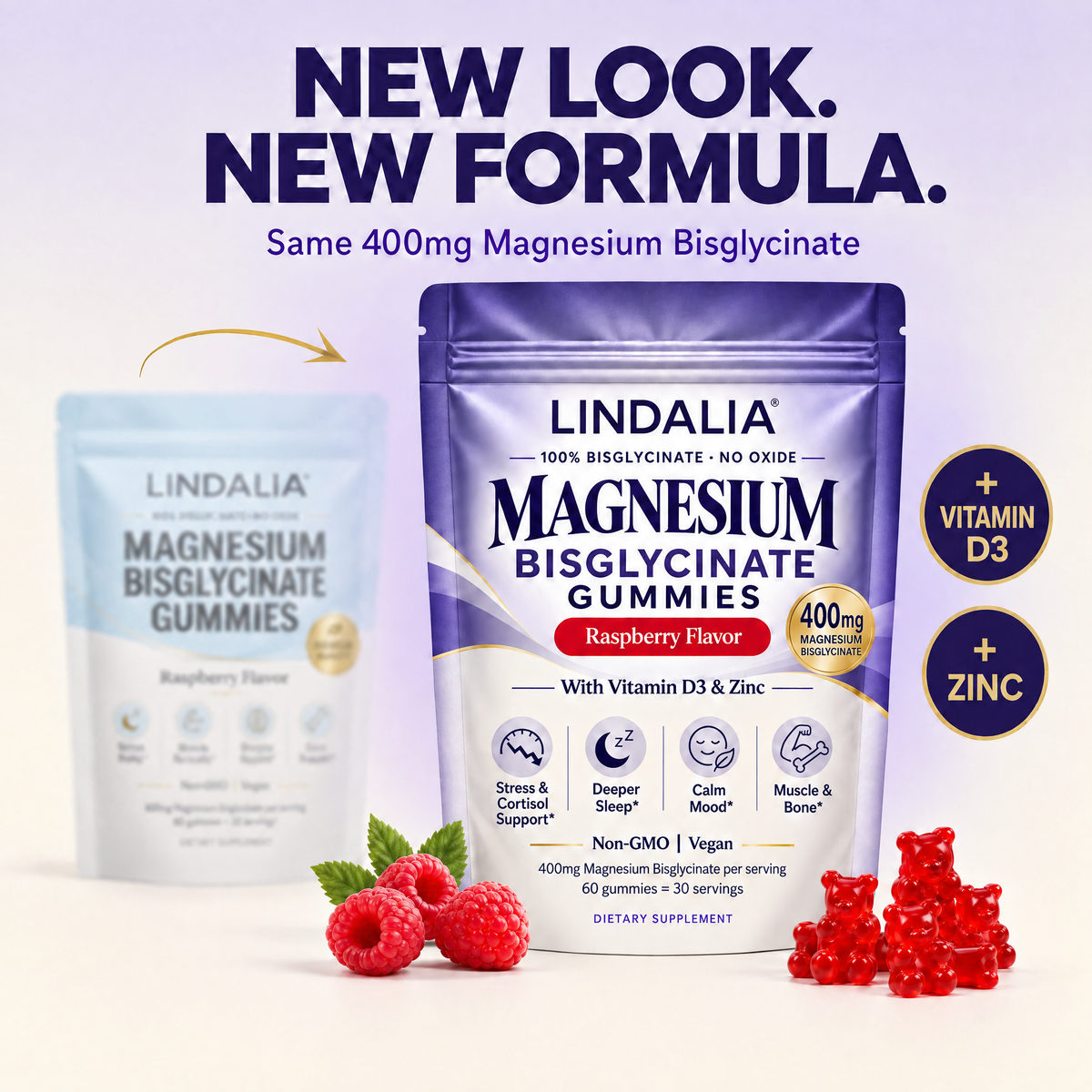Lindalia Magnesium Bisglycinate Gummies