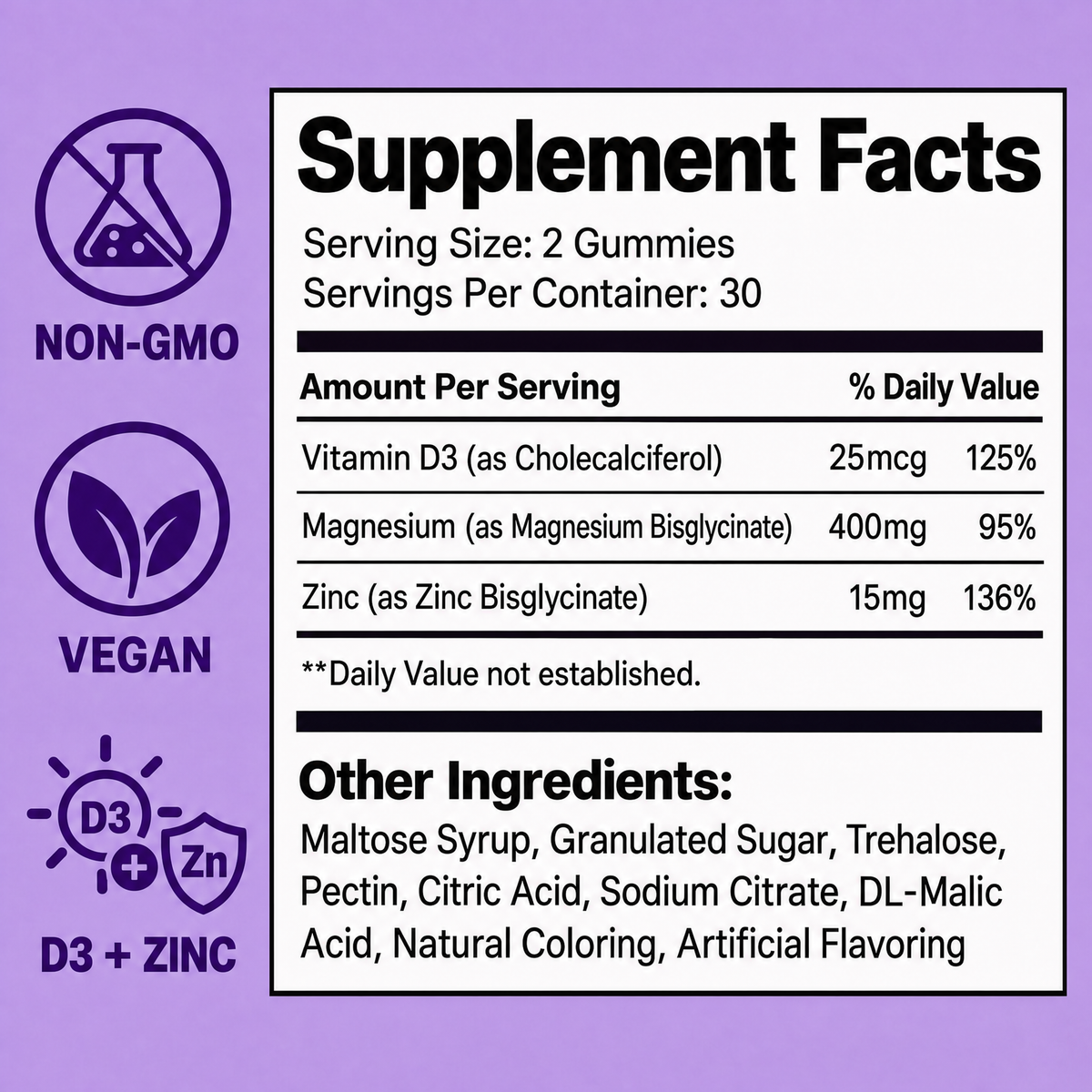 Lindalia Magnesium Bisglycinate Gummies