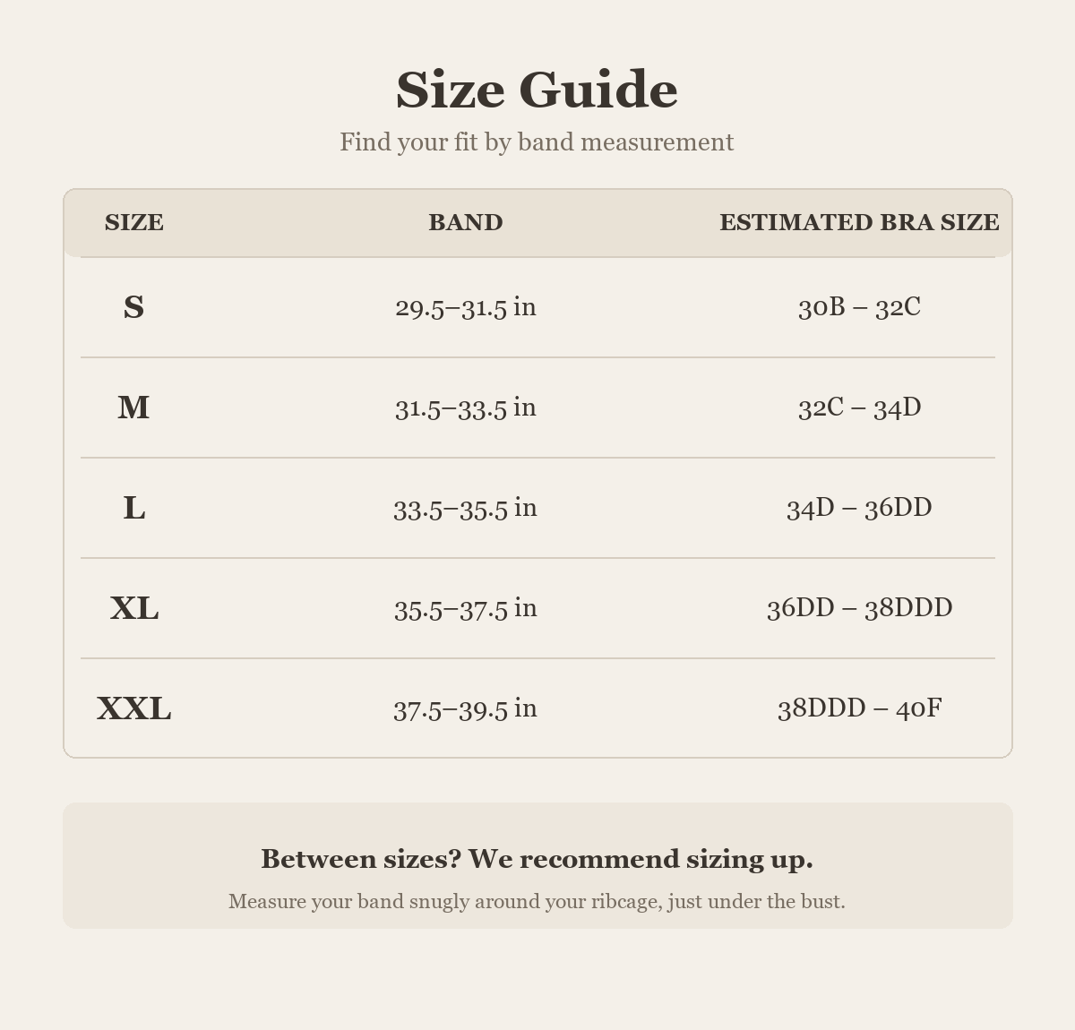 Size guide