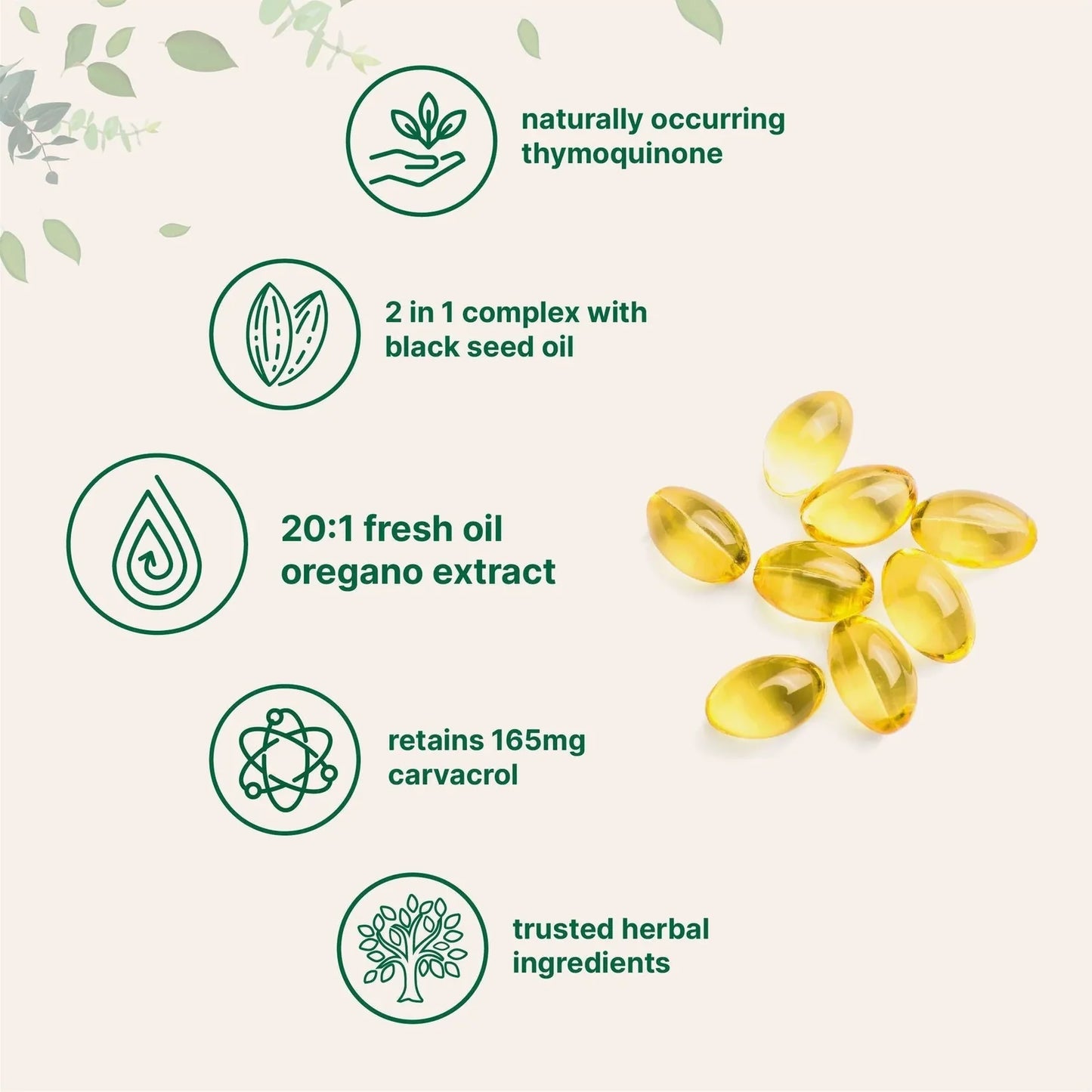Softgels d'Huile d'Origan