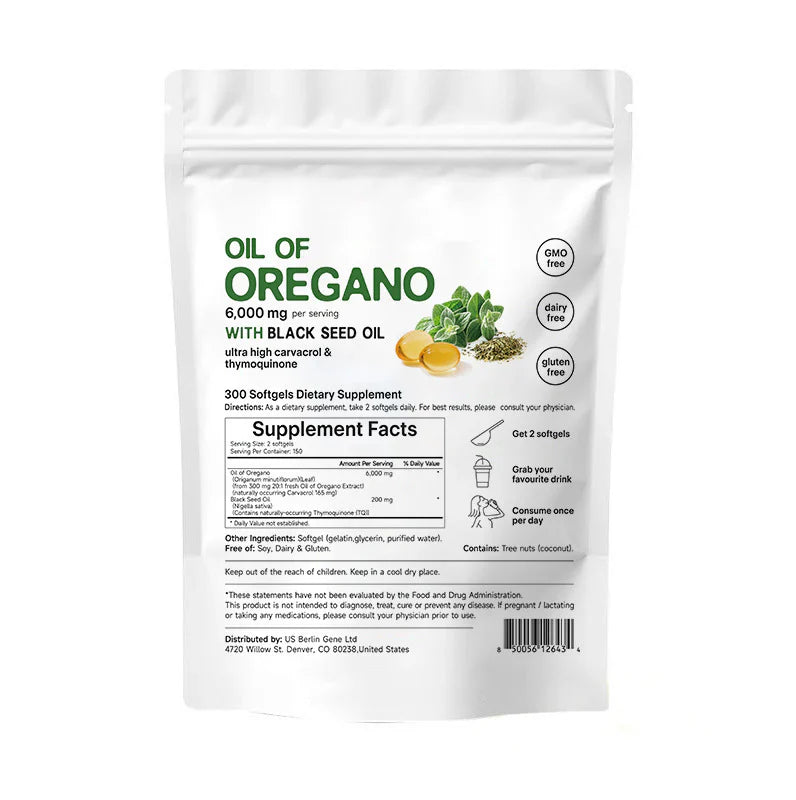 Softgels d'Huile d'Origan